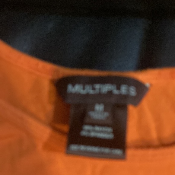 Multiples woman, size medium, orange, tank top - Picture 2 of 3
